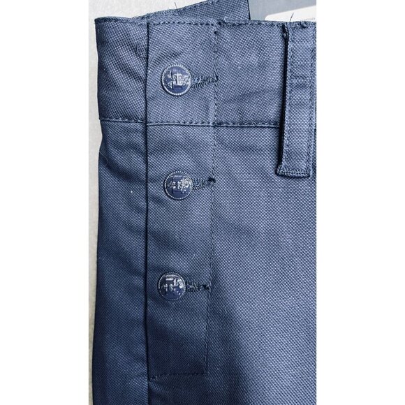 Tommy Hilfiger Pants Straight Leg Sailor Style Size 2 Navy Blue Button Detail - Picture 10 of 14